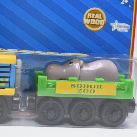 Sodor Zoo Cars w/ Collectible Card Learning Curve Thomas & Friends Wooden Sealed - Picture 5 of 13